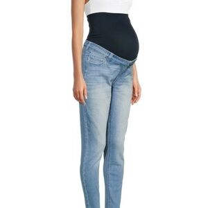 Time and Tru light wash maternity jeans